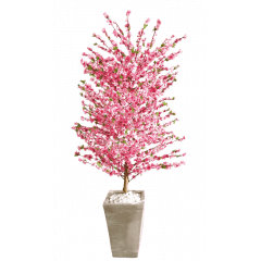 Árvore Artificial Flor de Cerejeira Rosa